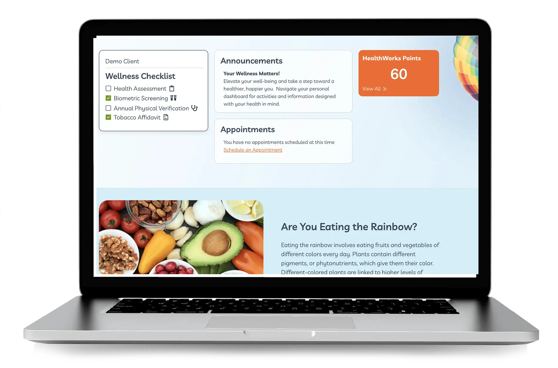 myHealthWorks Wellness Portal